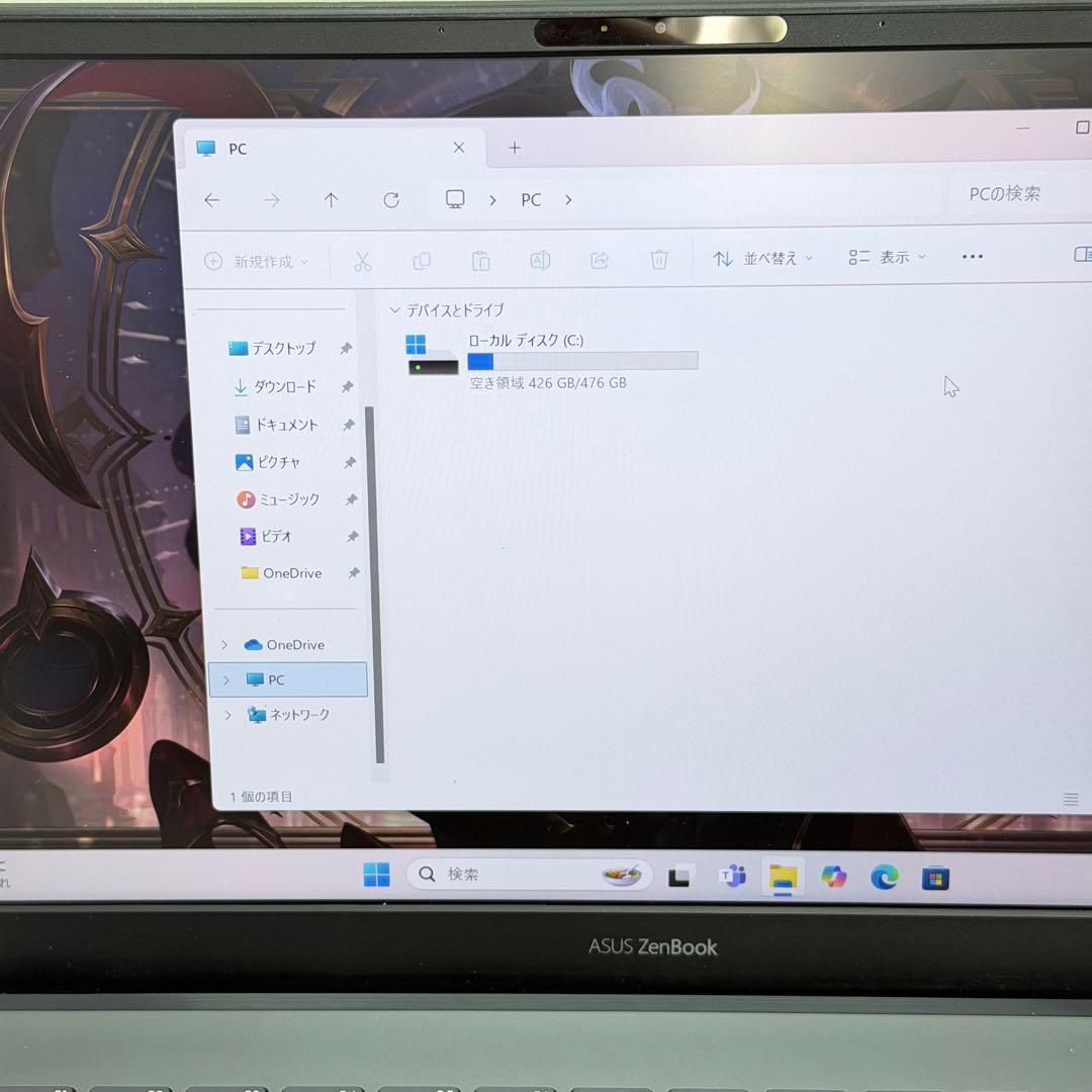 Windowsノート本体 ASUS ZenBook 13 UX325 i7 16GB SSD512GB