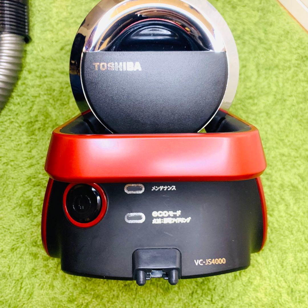 TOSHIBA 掃除機 トルネオ VC-JS4000 赤 サイクロン掃除機