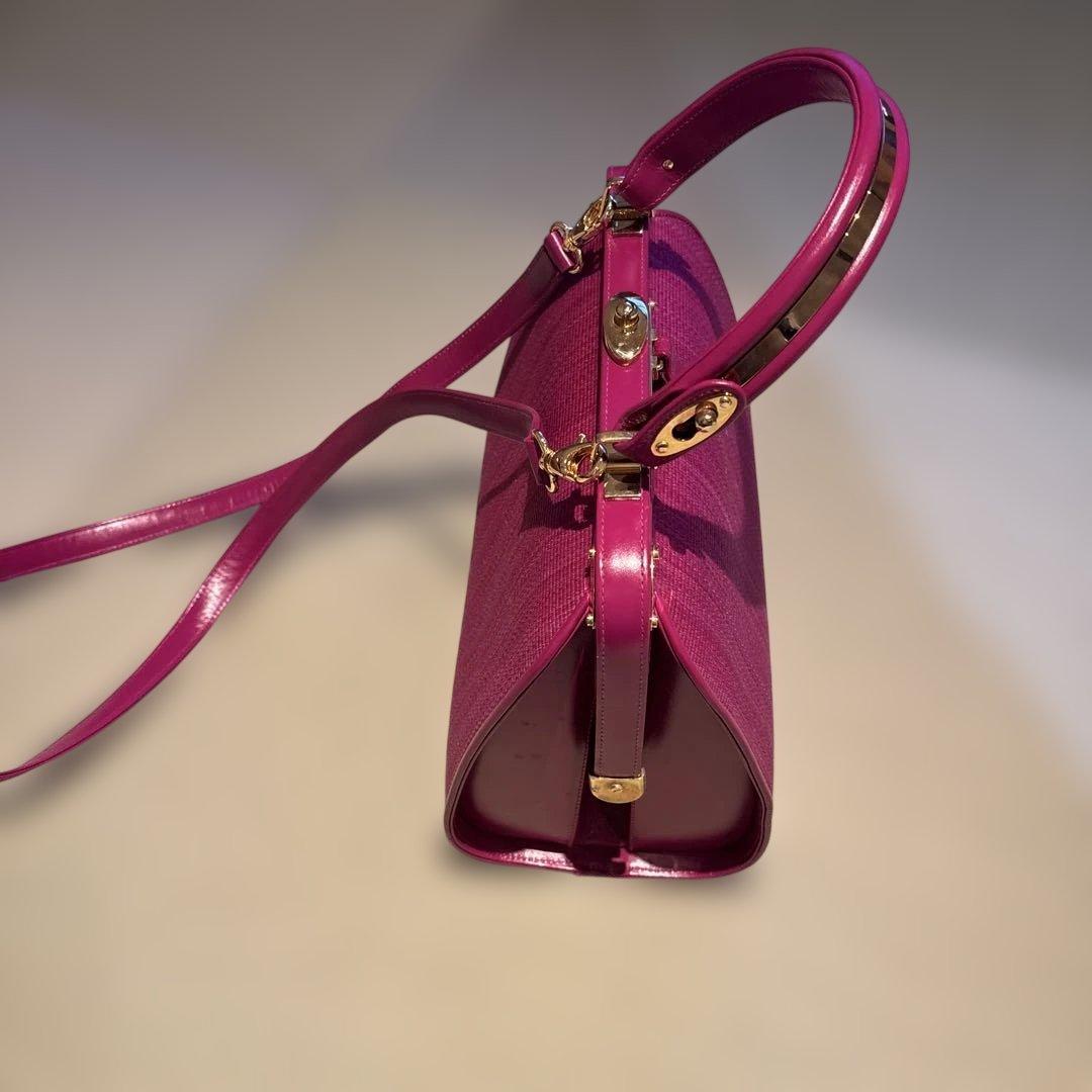 コンテスバッグ　ホースヘア　ショルダーバッグ