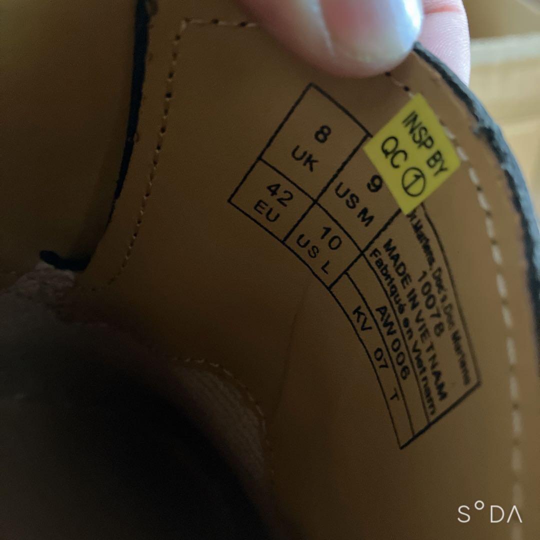 【未使用】ドクターマーチン 1461 PW(黒) 27cm（プー180）