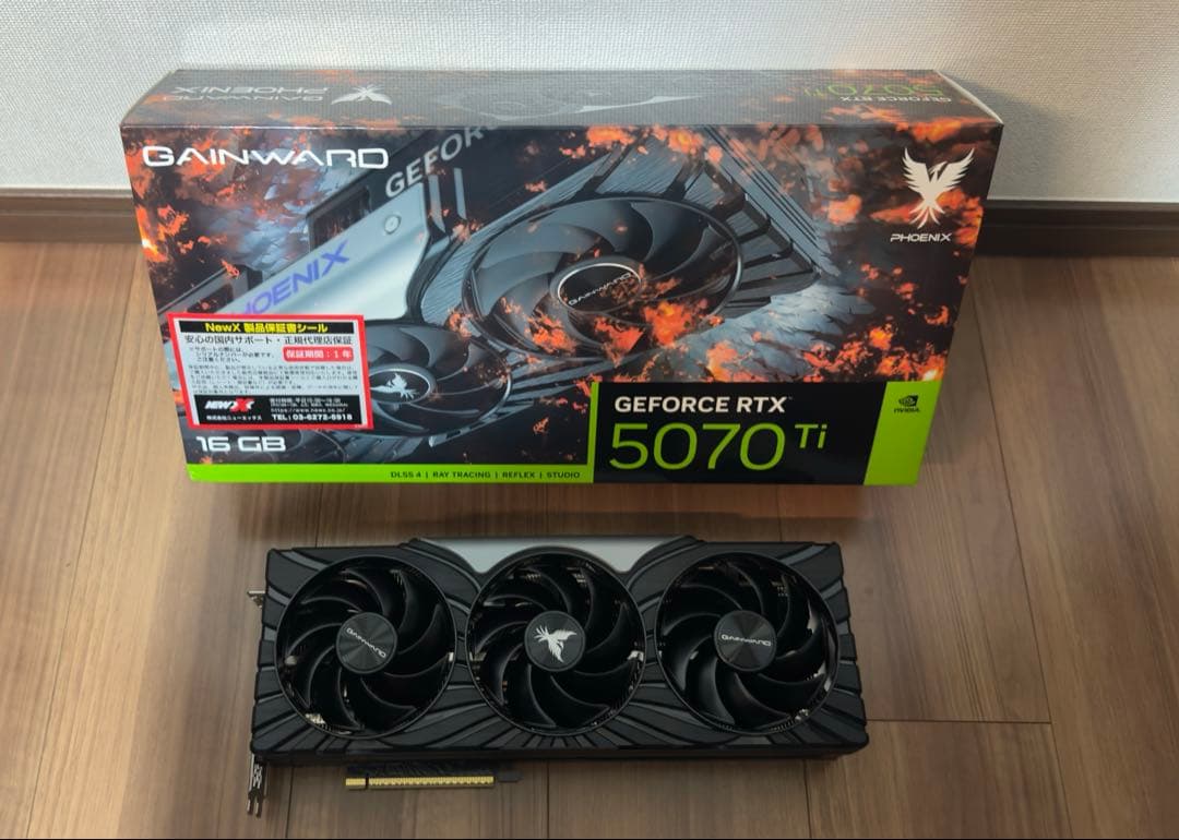 グラフィックボード・グラボ・ビデオカード GAINWARD GeForce RTX 5070Ti PHOENIX