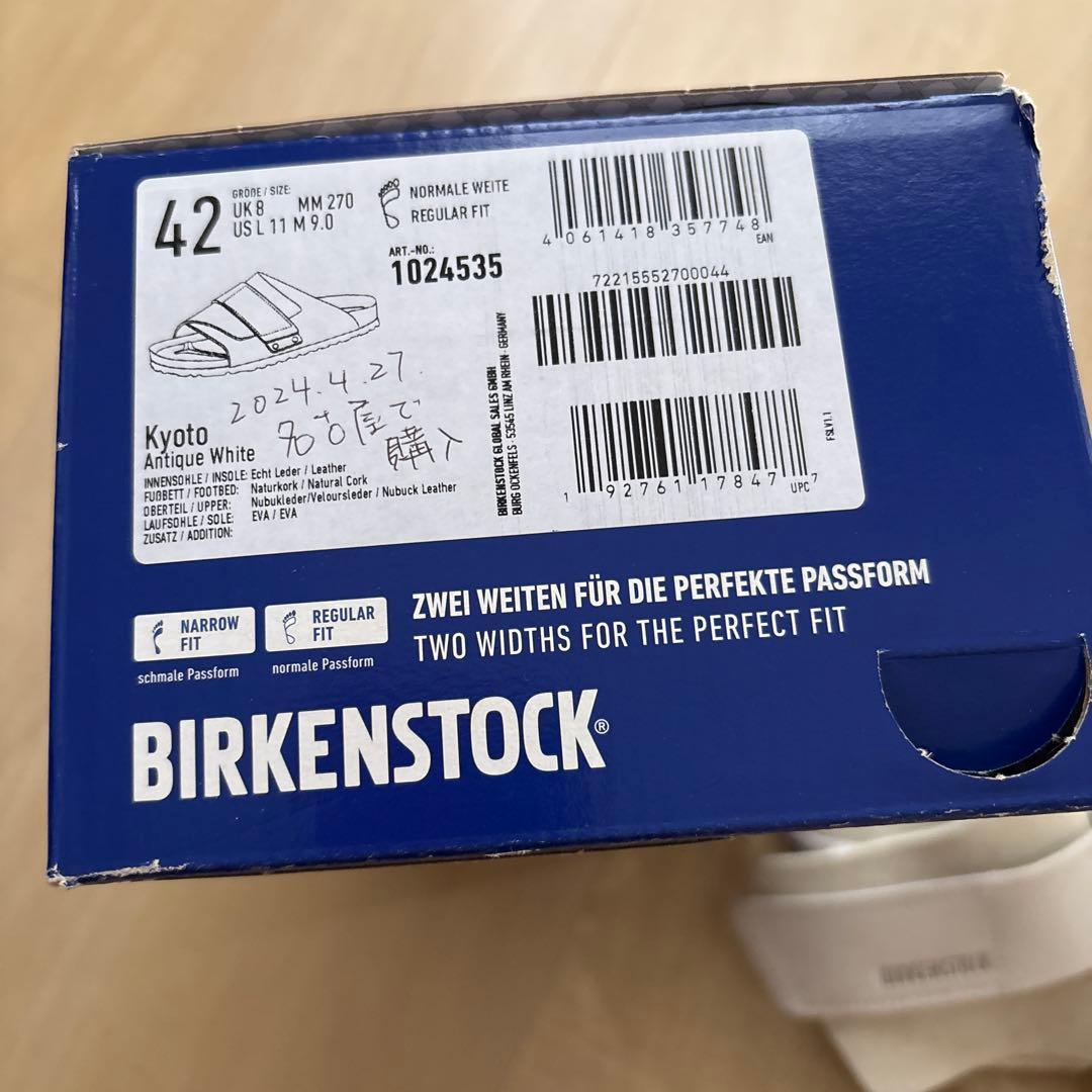 【一瞬値下】BIRKENSTOCK サンダル Kyotoサイズ42