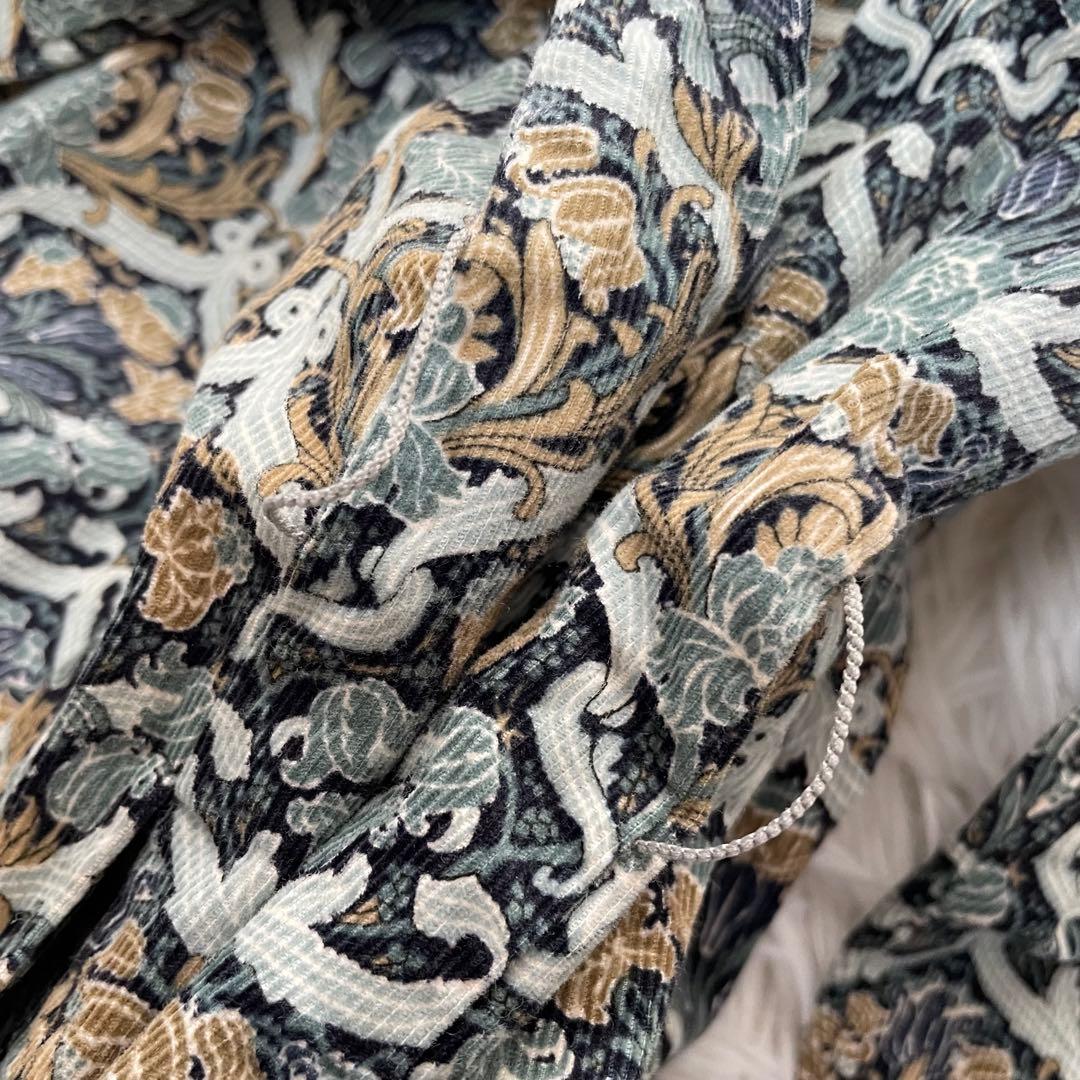 amherst リバティ　コーデュロイワンピース　フローリッシュ　長袖