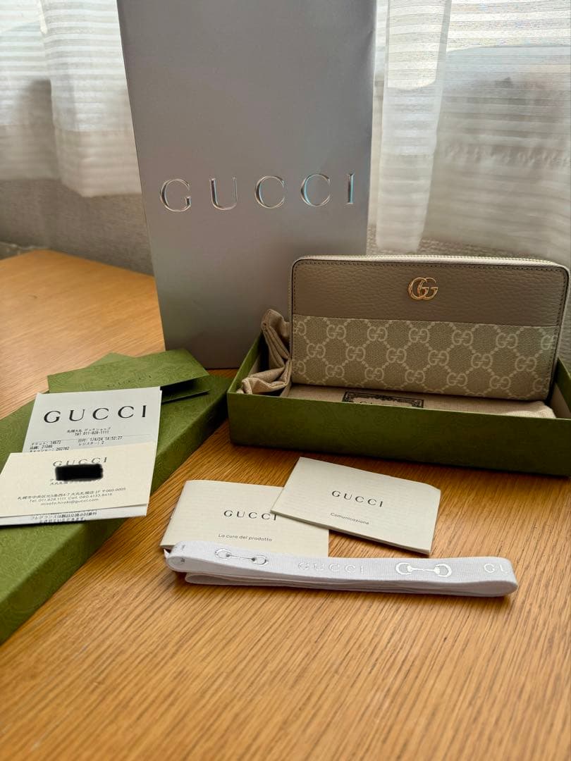 専用！最終お値下げ！！新品未使用！！⭐︎GUCCI GGマーモント⭐︎長財布⭐︎