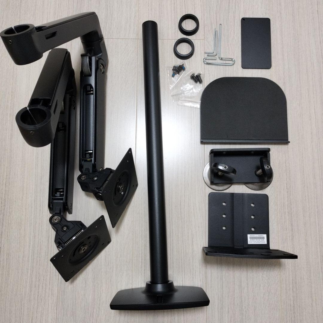 エルゴトロンLX　デュアルモニターアーム　おまけ付き