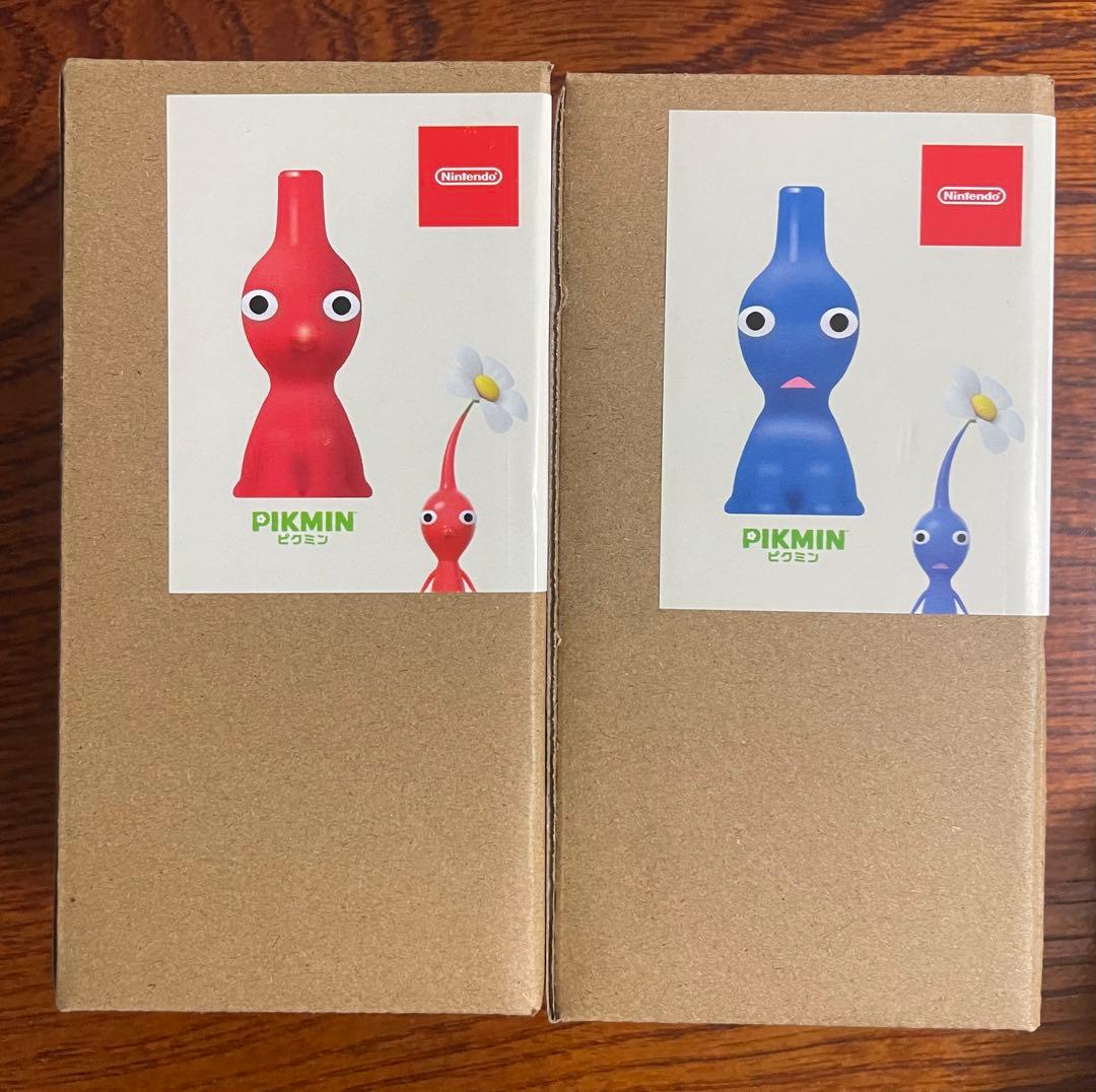 任天堂 ピクミン花瓶 赤 青 2色セット