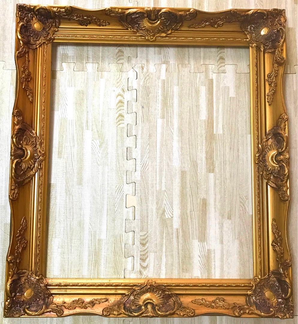 アンティーク　油絵　水彩画　日本画　西洋画　額縁　ゴールド　②