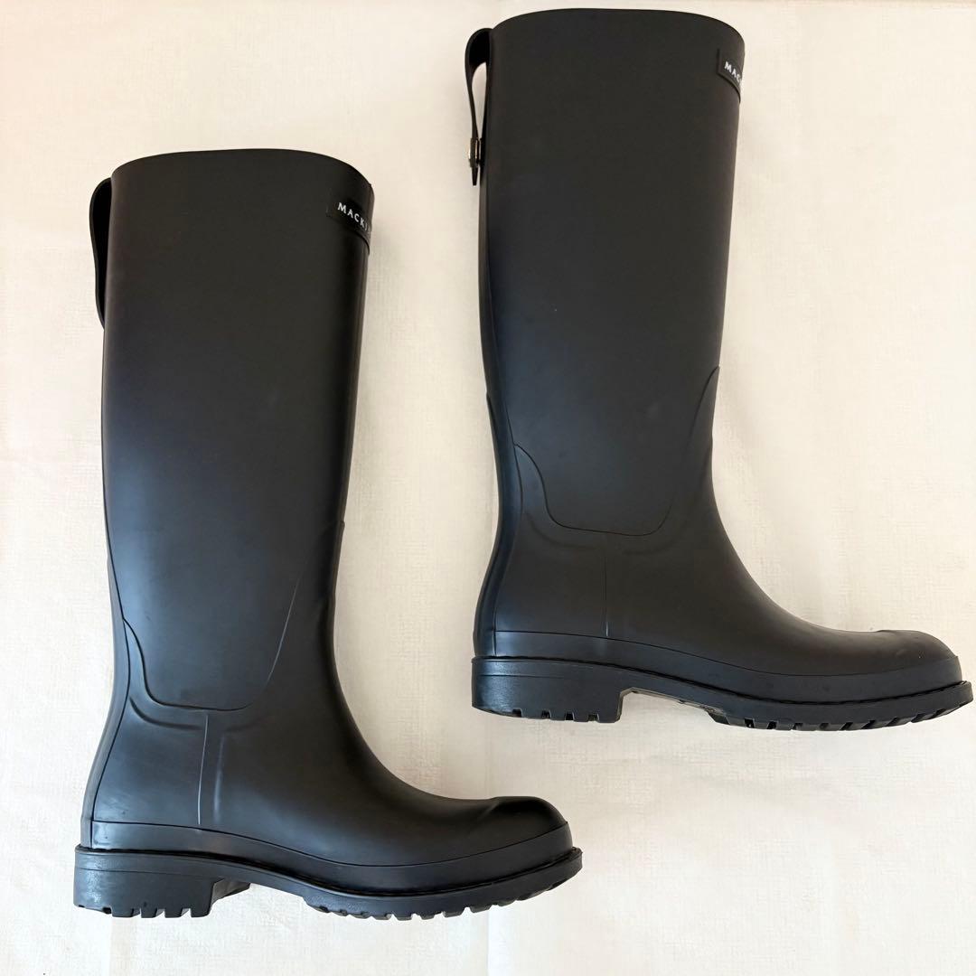 【定価3.85万円】MACKINTOSH レインブーツ 長靴 37 ブラック