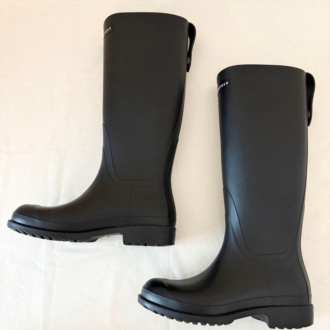 【定価3.85万円】MACKINTOSH レインブーツ 長靴 37 ブラック