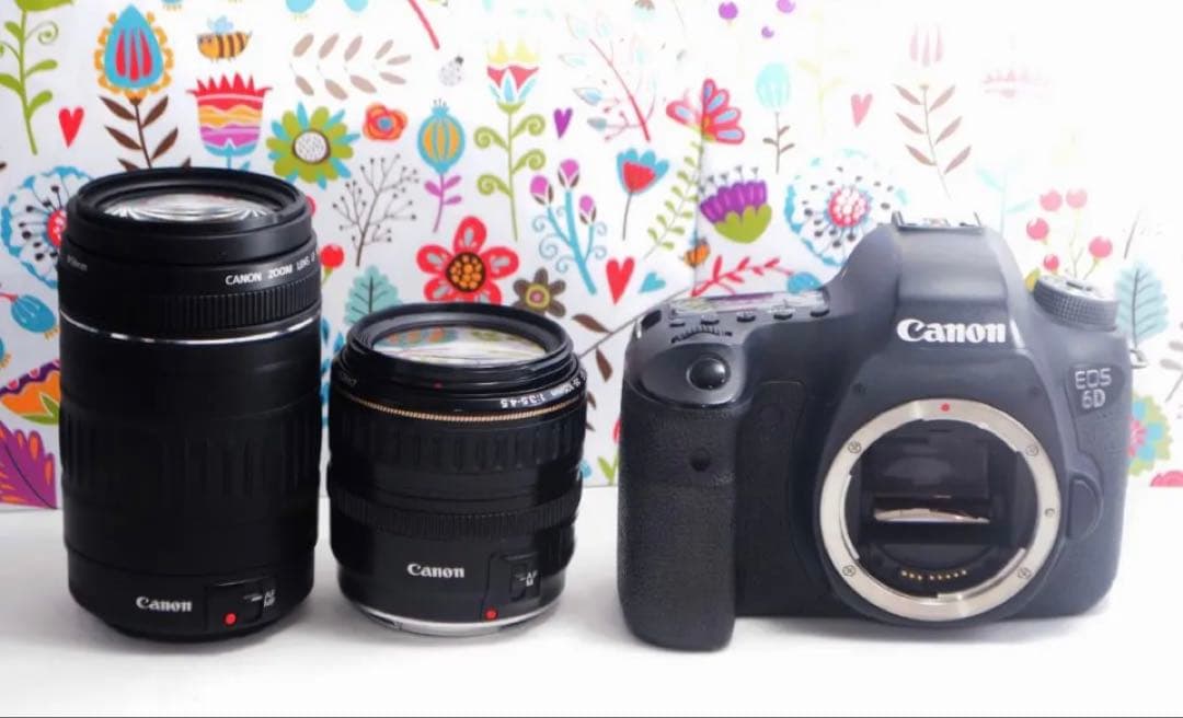 フルサイズセンサーで超高画質♪キヤノン EOS 6D ダブルズームキット♡