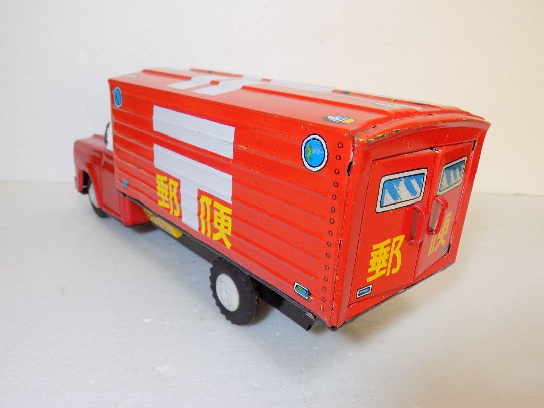 希少ブリキ　三橋　【 郵便車 】 箱付き