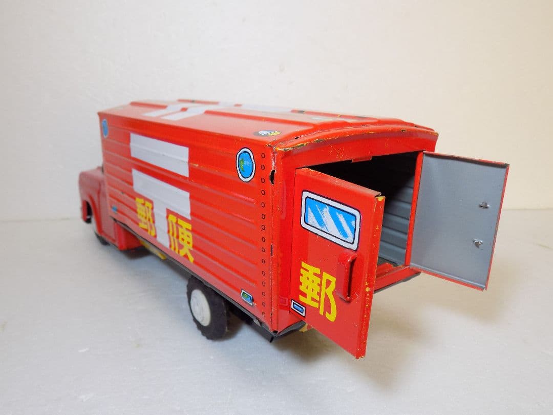 希少ブリキ　三橋　【 郵便車 】 箱付き