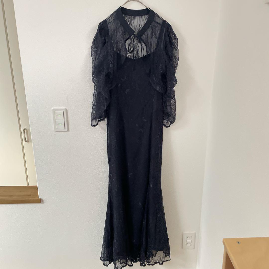 【美品】Dorry doll ドリードール　ボレロレイヤーレースドレス　結婚式