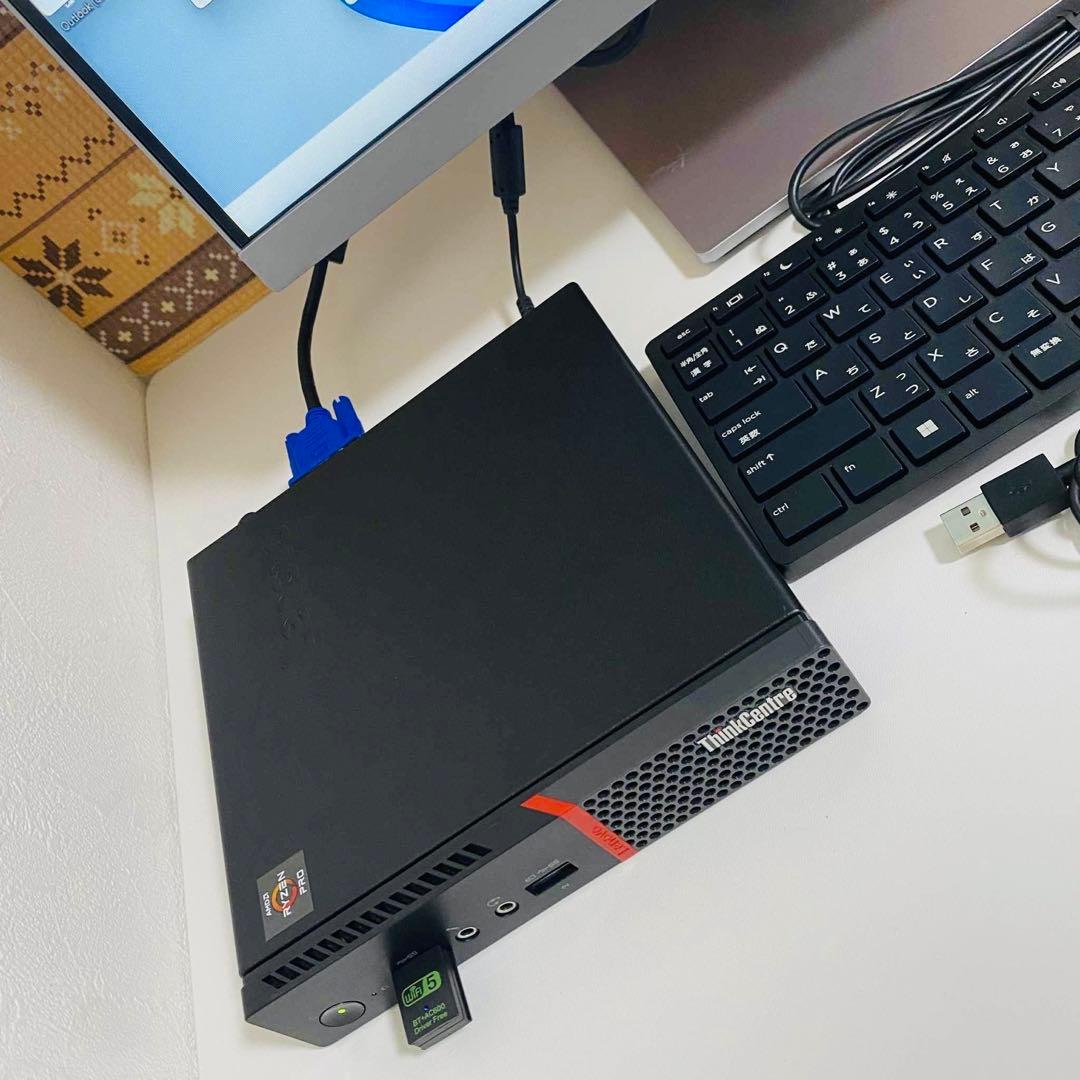 Y694 LENOVOデスクトップSSDサクサク動くWindows11オフィス付