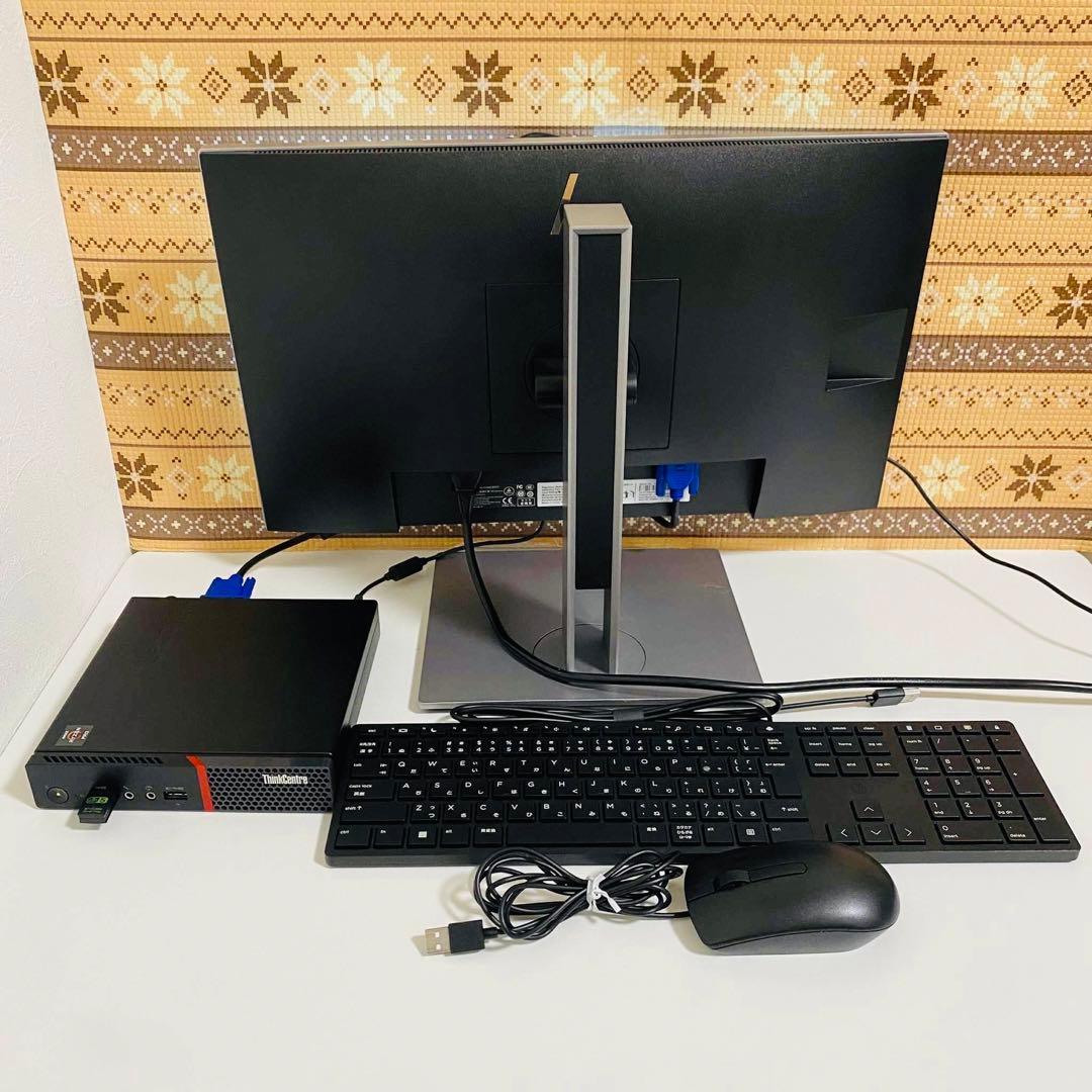 Y694 LENOVOデスクトップSSDサクサク動くWindows11オフィス付