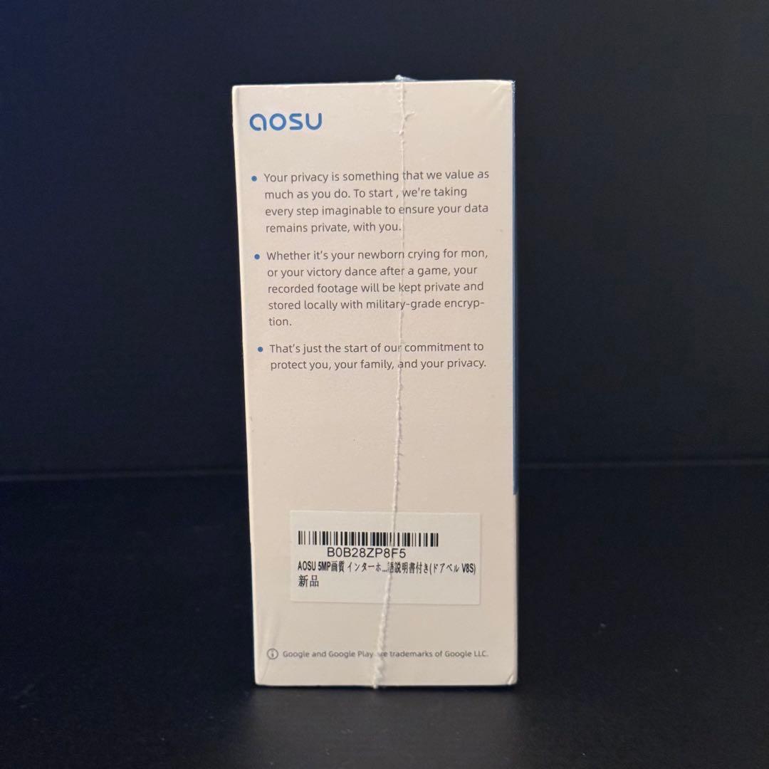 AOSU 5MP ワイヤレス ドアベル インターホン／新品未開封