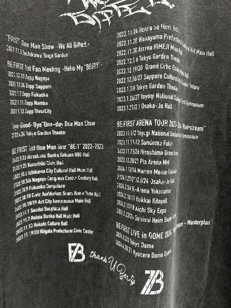 BE:FIRST アーティストTシャツ M【入手困難】