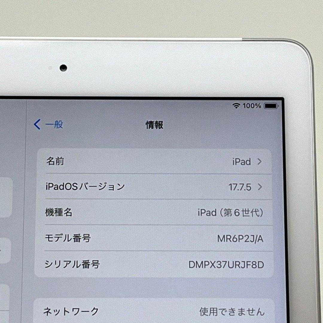 極美品 iPad 第6世代 32GB docomo SIMフリー 9.7インチ㉛