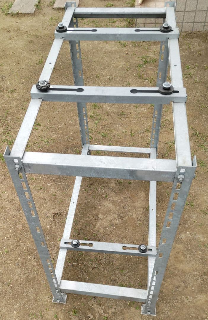 エアコン室外機２段積み用台 日晴金属クーラーキャッチャー