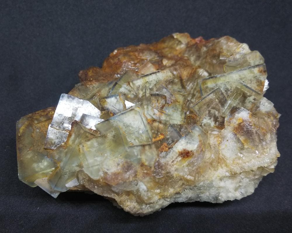 348 ブルーゾーニング×イエロー フローライト ドイツ産