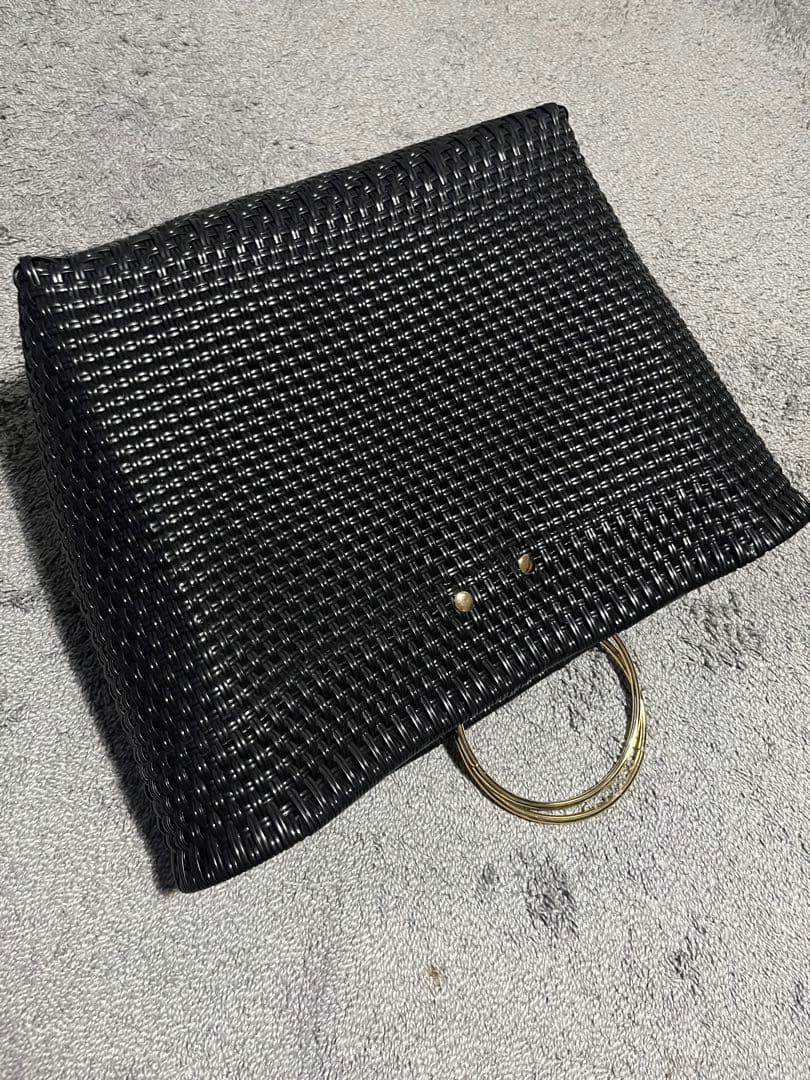 【限定値下】美品★ドゥーズィエムクラスVELETTOヴェレットリングバッグかご黒