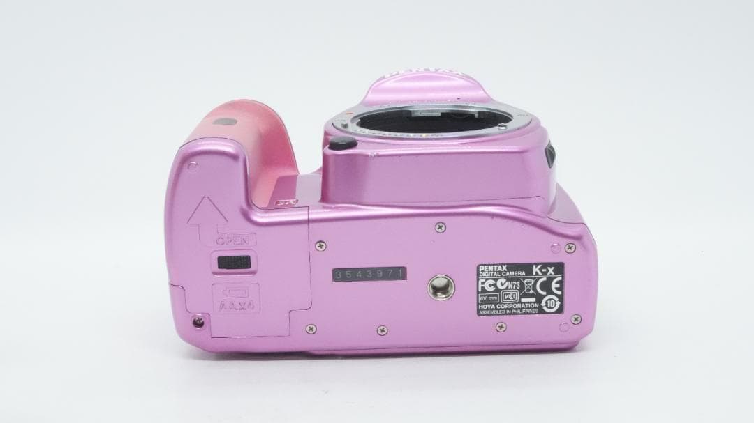 【Y3025】 PENTAX K-X ピンク / ダブルズームキット