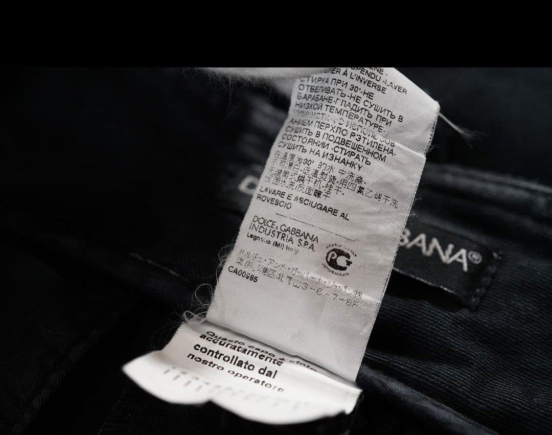 イタリア製 00s DOLCE & GABBANA ダブルジップ カーゴパンツ