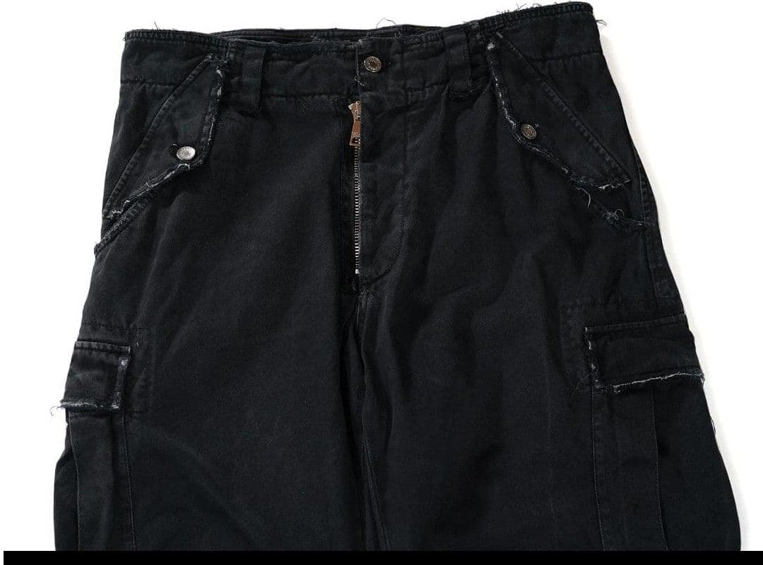 イタリア製 00s DOLCE & GABBANA ダブルジップ カーゴパンツ