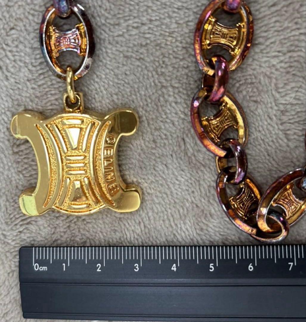 ヴィンテージ　CELINE セリーヌマカダム Macadam チェーン ベルト