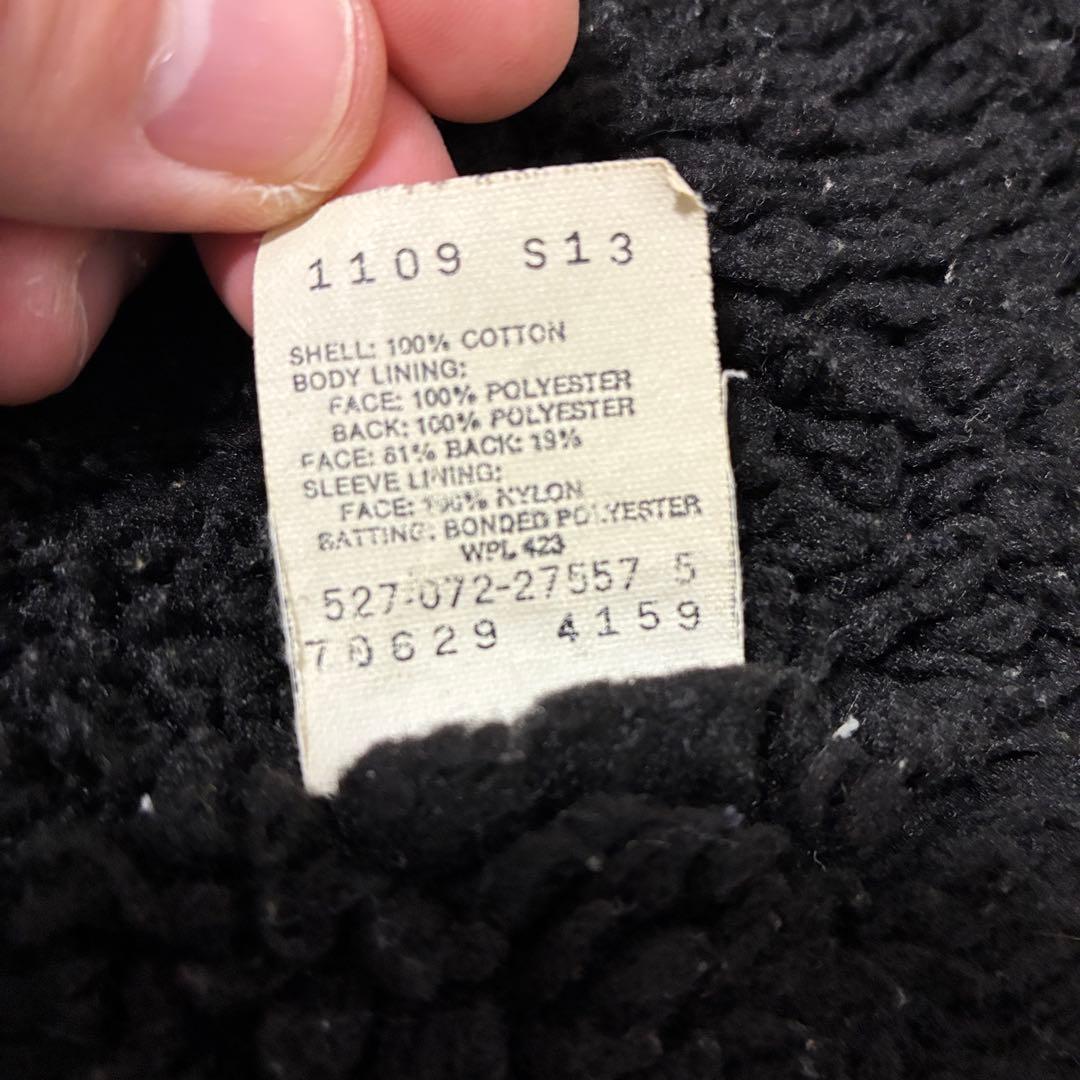 レア　90's LEVI'S 70629-4159 シェルパジャケット　ブラック