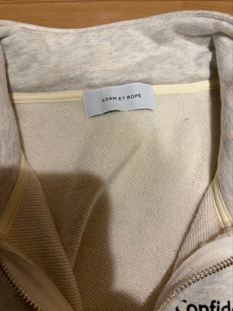 ADAM ET ROPE' FEMME ハーフジップススウェット