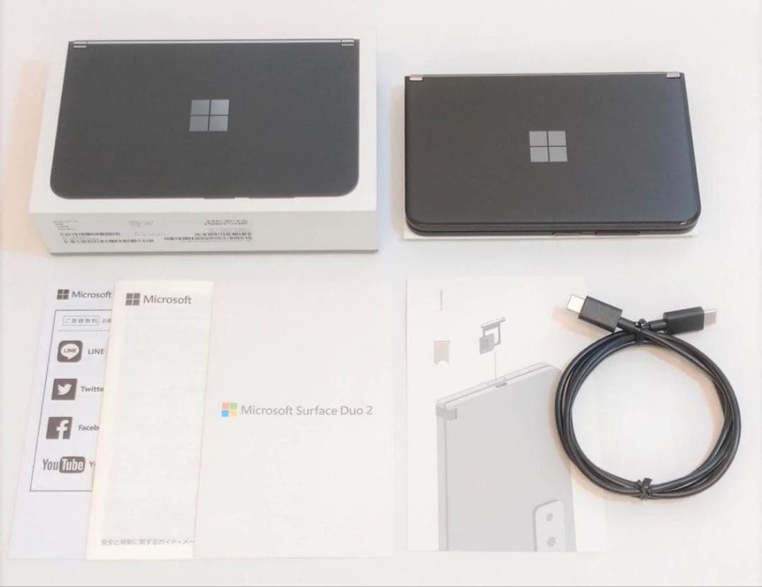 sowマイクロソフト Surface Duo2 本体 オブシディアン