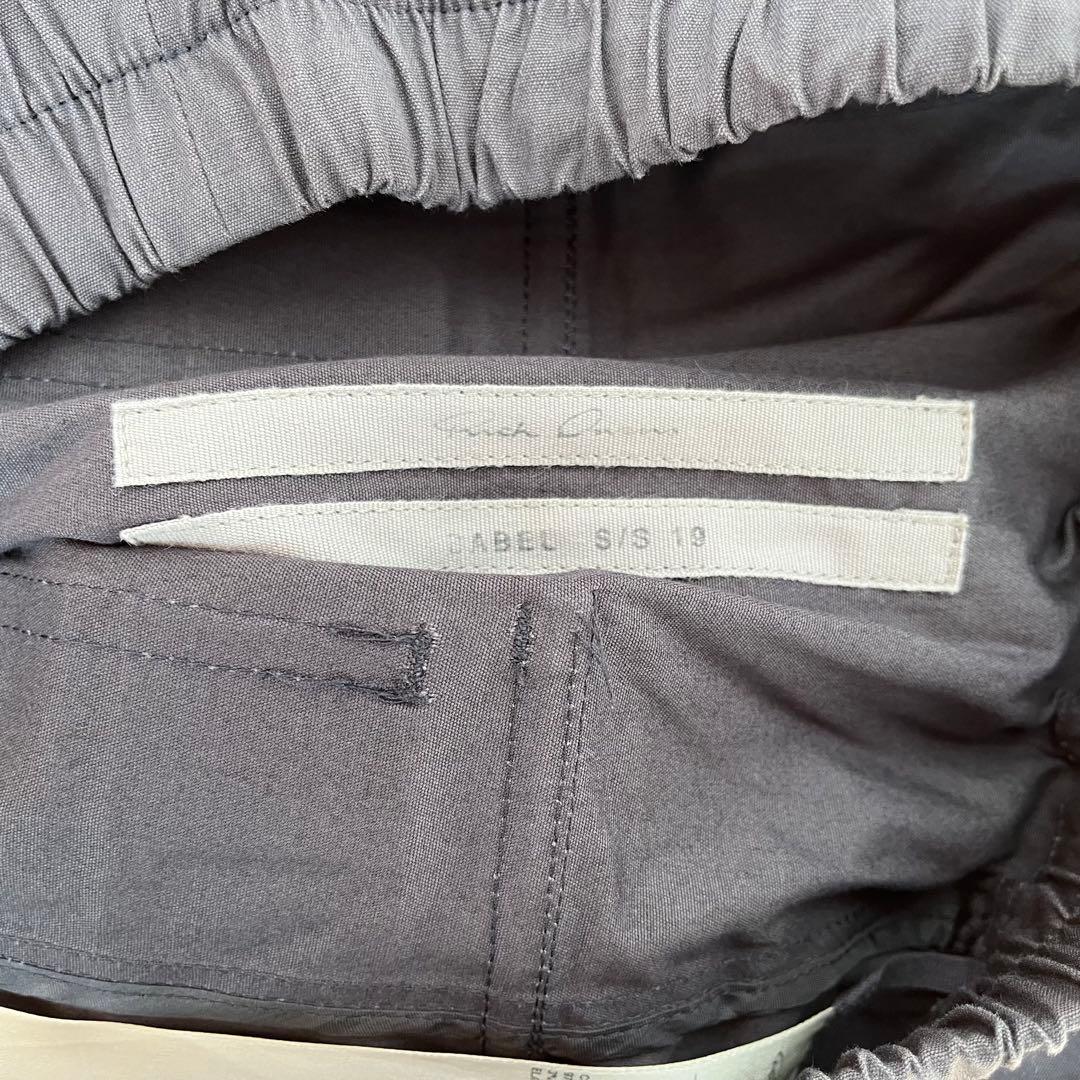 【美品】リックオウエンス ハーフパンツ サルエルパンツ ポッズ 46 ブラック