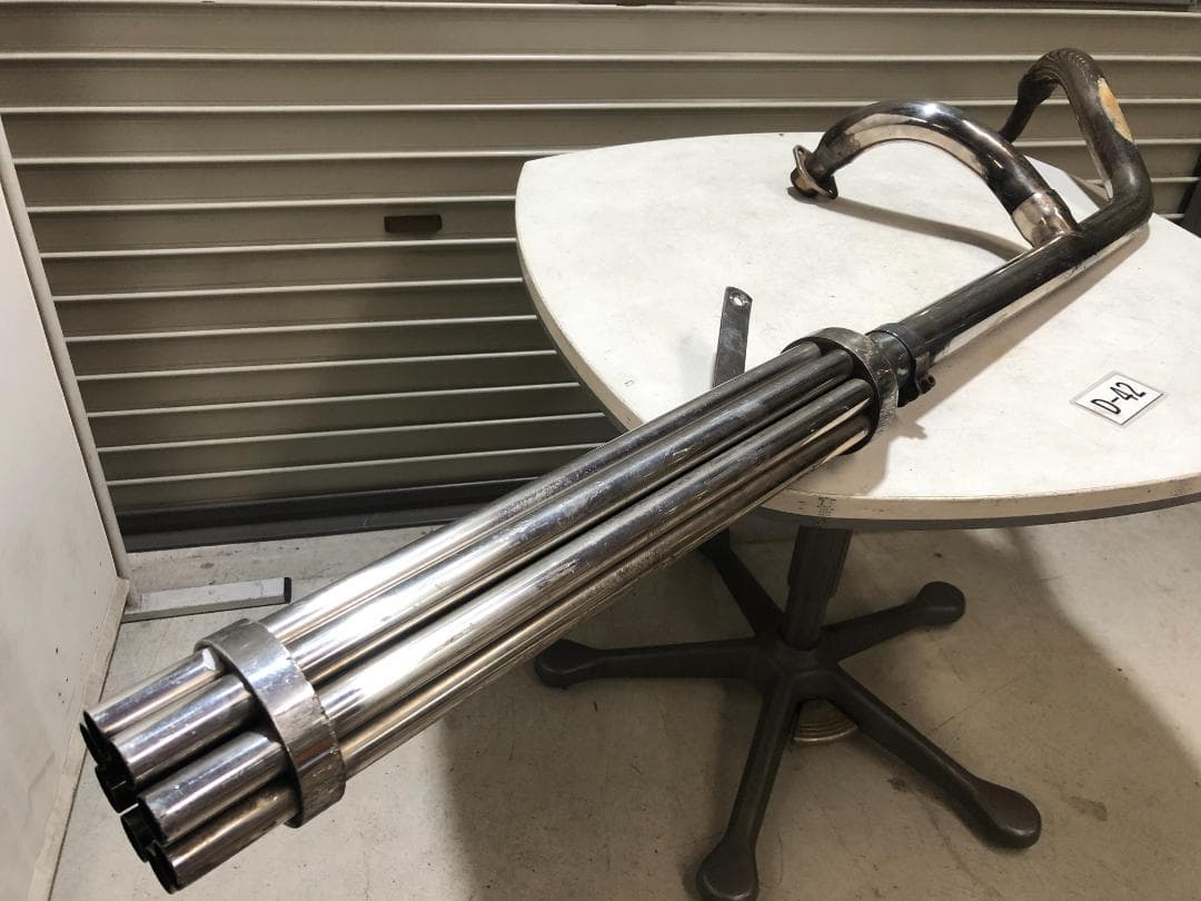 D42　ドラッグスター400キャブ　イージーライダース製2in1マフラー