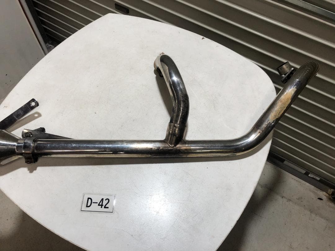 D42　ドラッグスター400キャブ　イージーライダース製2in1マフラー