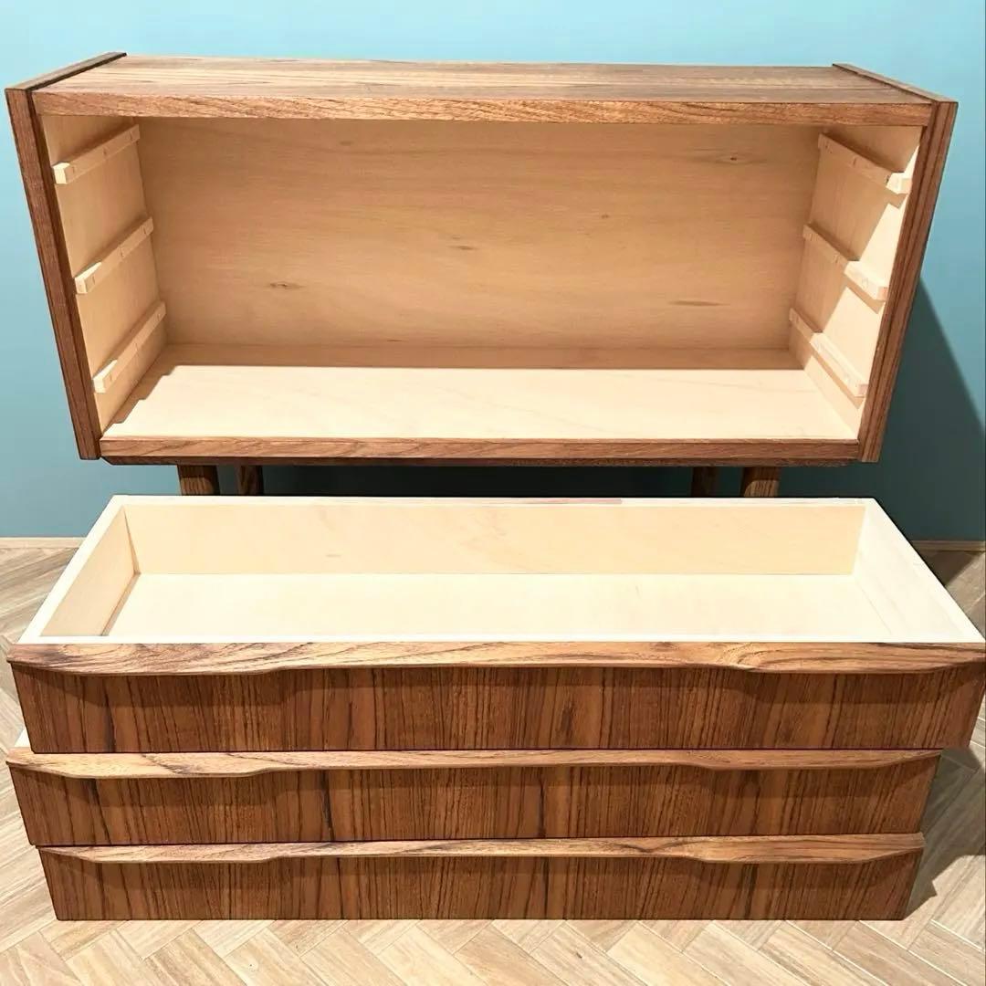 雨*雪様 チーク サイドボード チェスト 北欧 ミッドセンチュリー ビンテージ