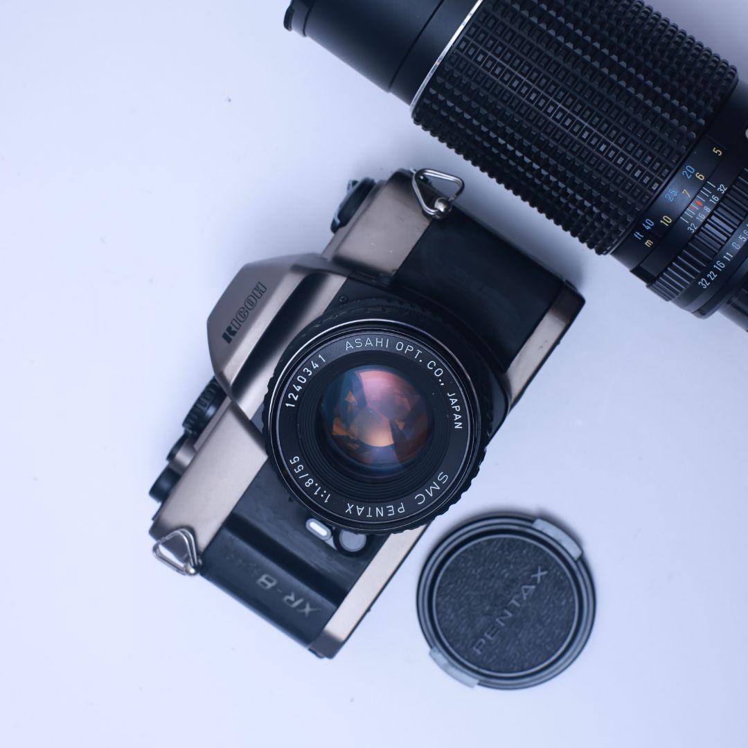 フィルムカメラ RICOH XR-8SUPER 単焦点レンズ2本