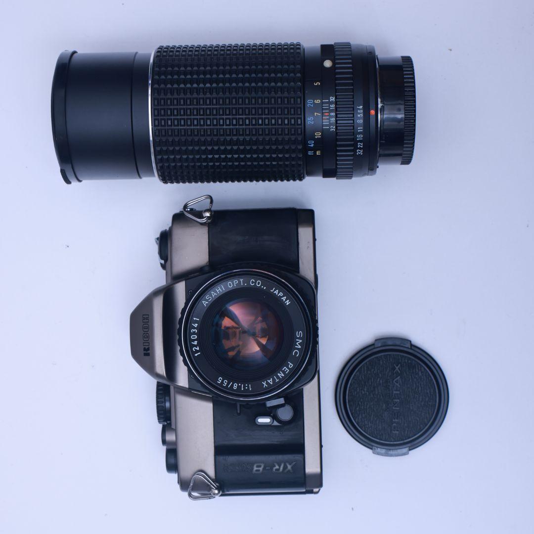 フィルムカメラ RICOH XR-8SUPER 単焦点レンズ2本