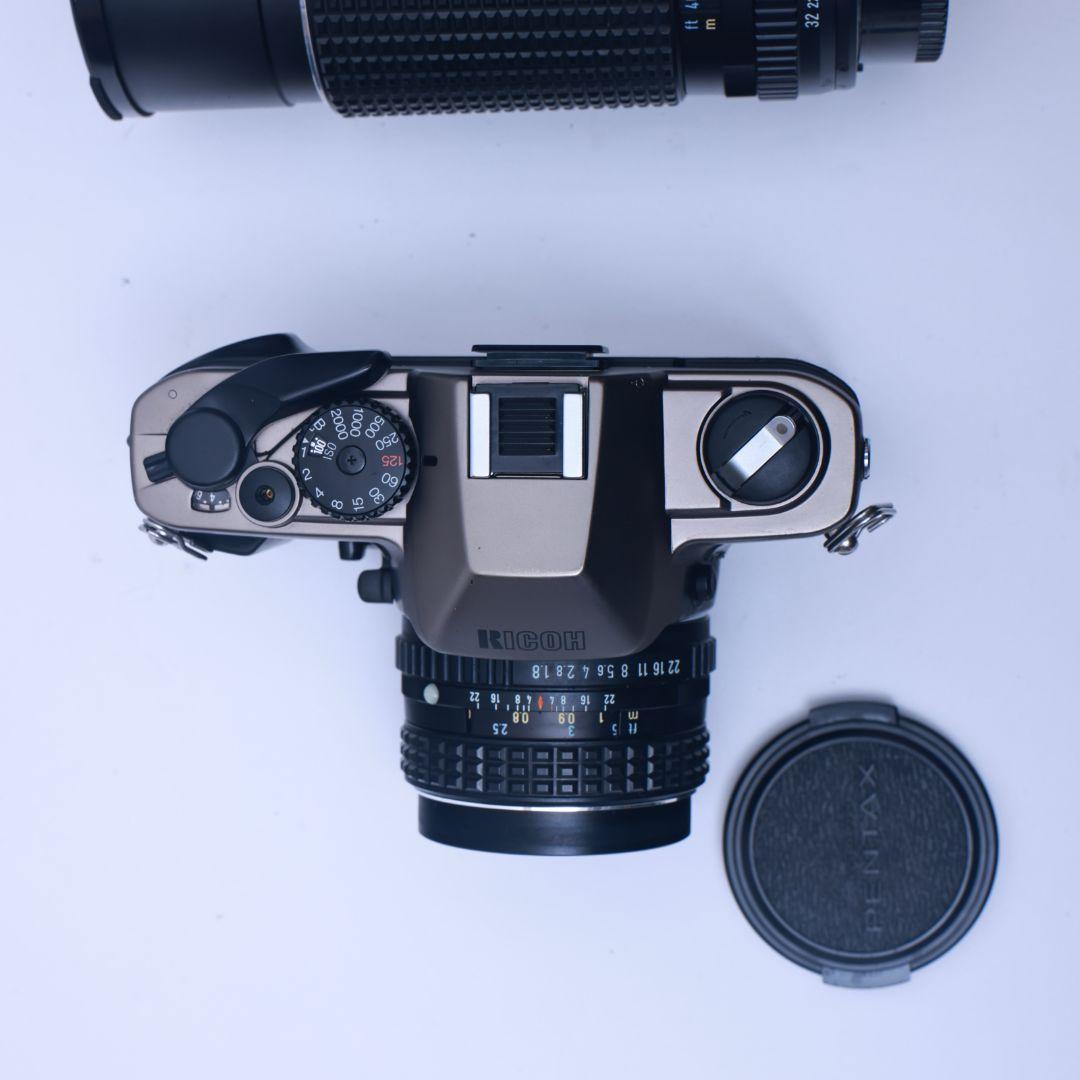 フィルムカメラ RICOH XR-8SUPER 単焦点レンズ2本