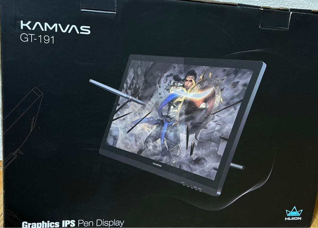 KAMVAS GT-191 HUION 液タブ 画面フィルム付き