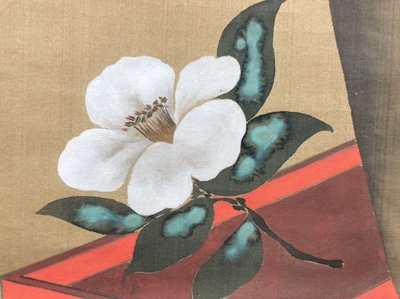 酒井抱一「梅」掛軸 絹本：江戸時代