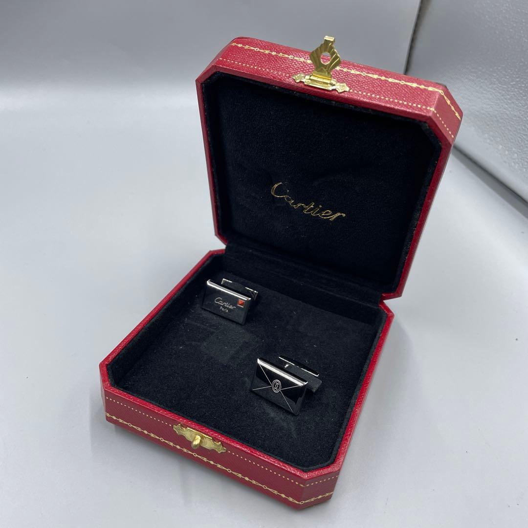 25 Cartier カフリンクス 925 刻印あり 専用ケース付き