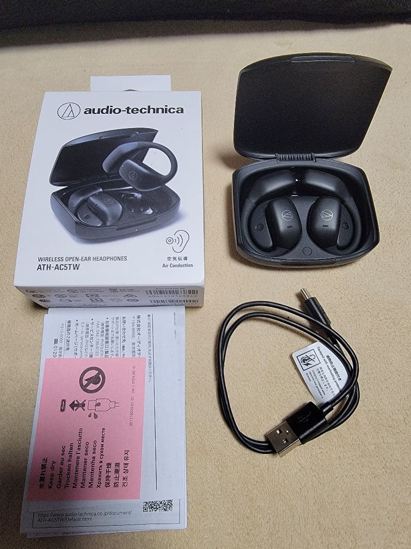 audio-technica ATH-ACSTW ワイヤレスイヤフォン