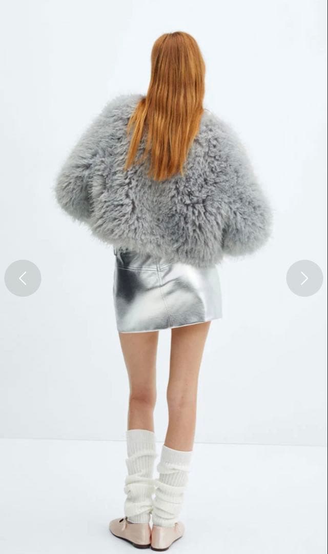 タイムセール　Mango ファージャケット　未使用品