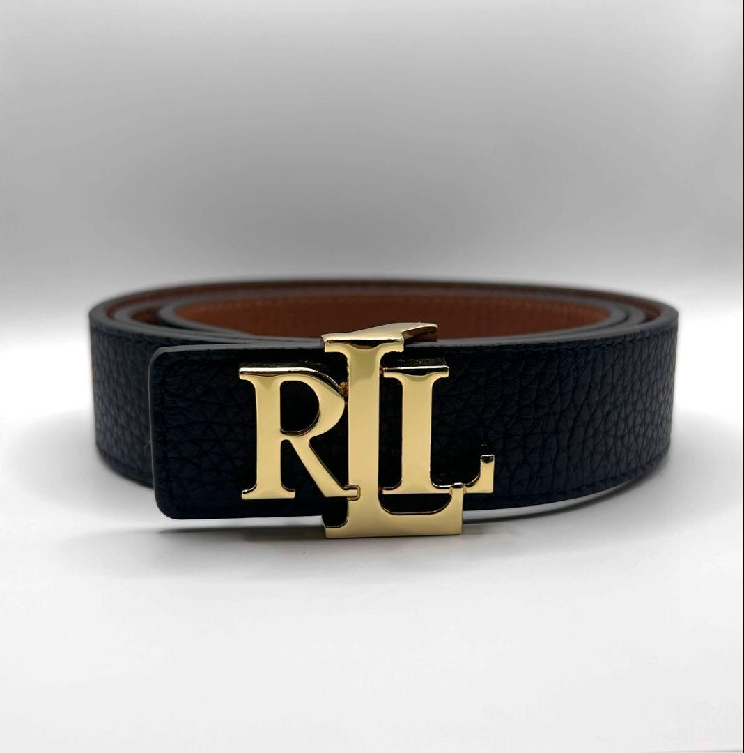 ラルフローレン RLロゴ リバーシブル レザーベルト