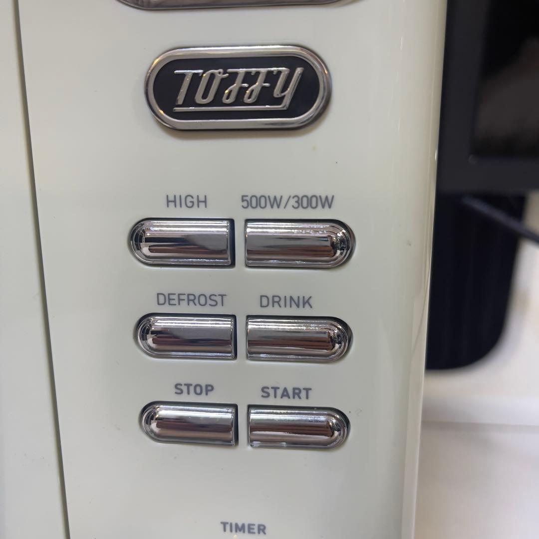 電子レンジ　LADONNA Toffy K-DR1 2021年製　ホワイト　美品