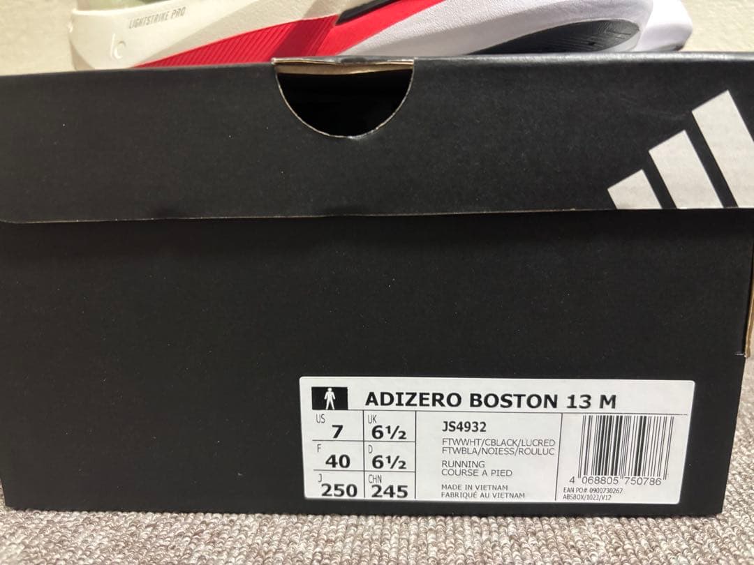 ADIDAS ADIZERO BOSTON 13 25.0 ランニングシューズ