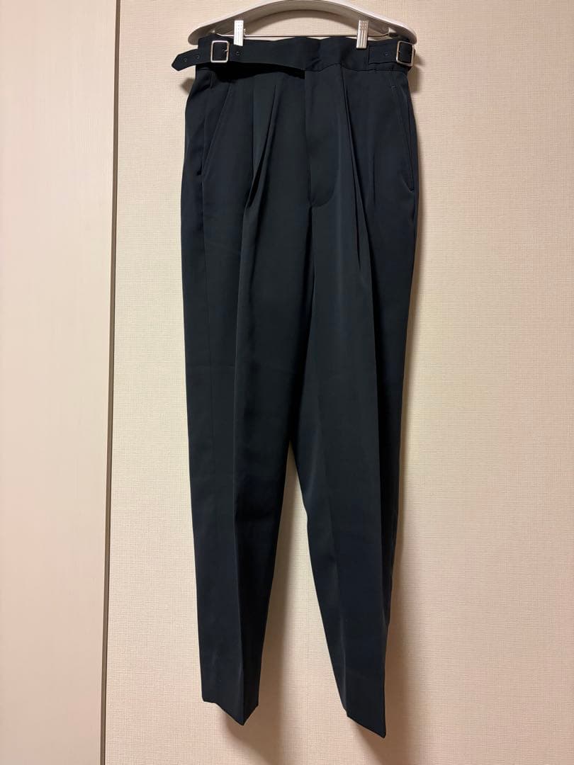 The CLASIK GURKHA TROUSER 黒緑46 M