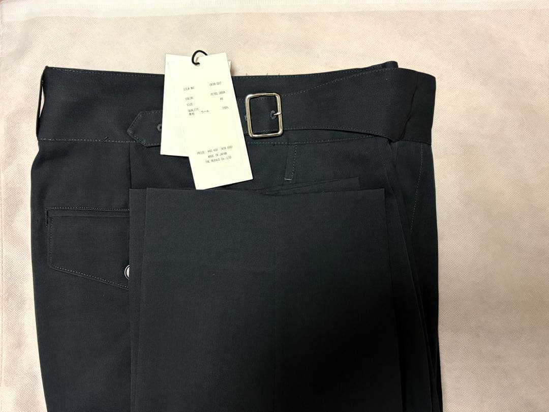 The CLASIK GURKHA TROUSER 黒緑46 M