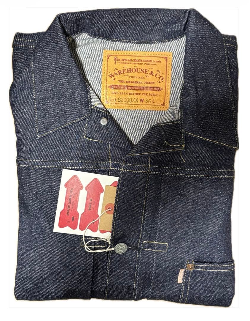 新品・未着用ウエアハウス S2000Xデッドストックブルー36大戦モデル